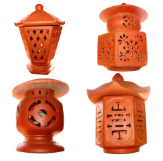 Đèn trụ cổng bằng gốm và Nét đẹp cuốn hút của nó